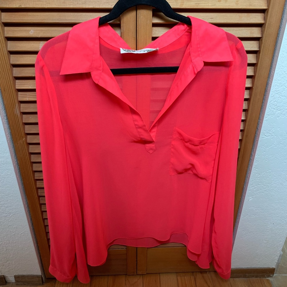 Hot Pink Free People Top